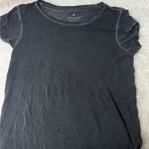 American Eagle Outfitters Soft & Sexy Gray Tee